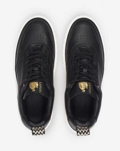 Lanvin CURBIES LOW-TOP SNEAKERS IN GRAINED LEATHER 10 Lanvin CURBIES LOW-TOP SNEAKERS IN GRAINED LEATHER -Lanvin Fashion fm sklk03 adri p2310 c