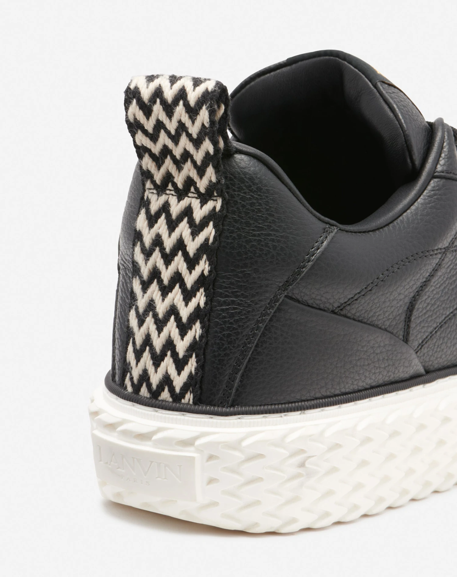 Lanvin CURBIES LOW-TOP SNEAKERS IN GRAINED LEATHER 7 Lanvin CURBIES LOW-TOP SNEAKERS IN GRAINED LEATHER - Image 5