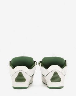 Lanvin LEATHER CURB SNEAKERS -Lanvin Fashion fm skrk11 drap p230047 d