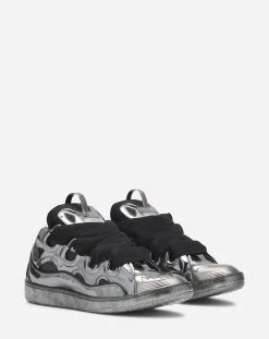 Lanvin METALLIC LEATHER CURB SNEAKERS 9 Lanvin METALLIC LEATHER CURB SNEAKERS -Lanvin Fashion fm skrk11 spec e23m9 b 59aa21ac 8a7e 4847 a58a 5c17841c4798