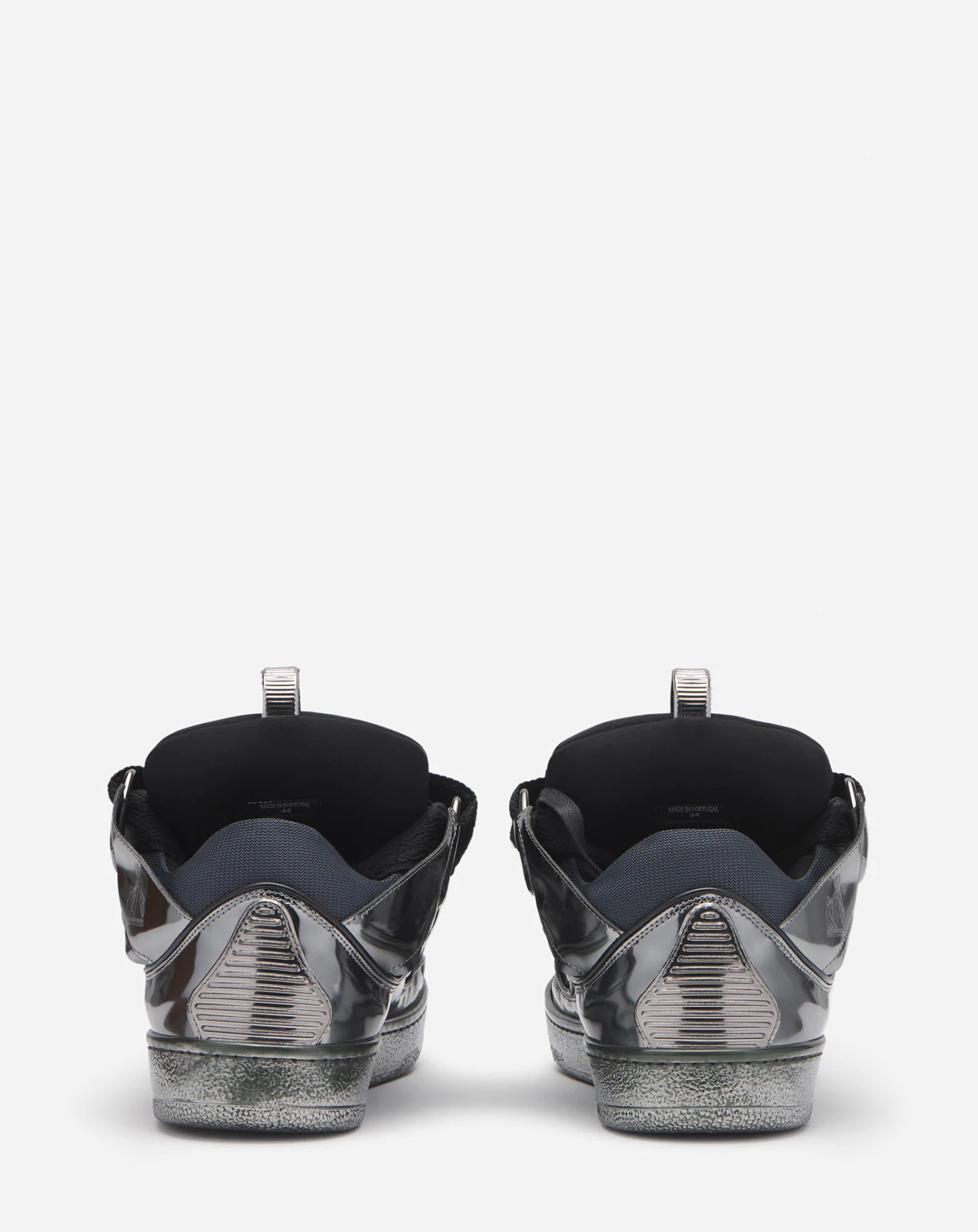 Lanvin METALLIC LEATHER CURB SNEAKERS 6 Lanvin METALLIC LEATHER CURB SNEAKERS - Image 4