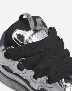 Lanvin METALLIC LEATHER CURB SNEAKERS 12 Lanvin METALLIC LEATHER CURB SNEAKERS -Lanvin Fashion fm skrk11 spec e23m9 e 426b6027 1e68 479d a321 58e0192d33a9