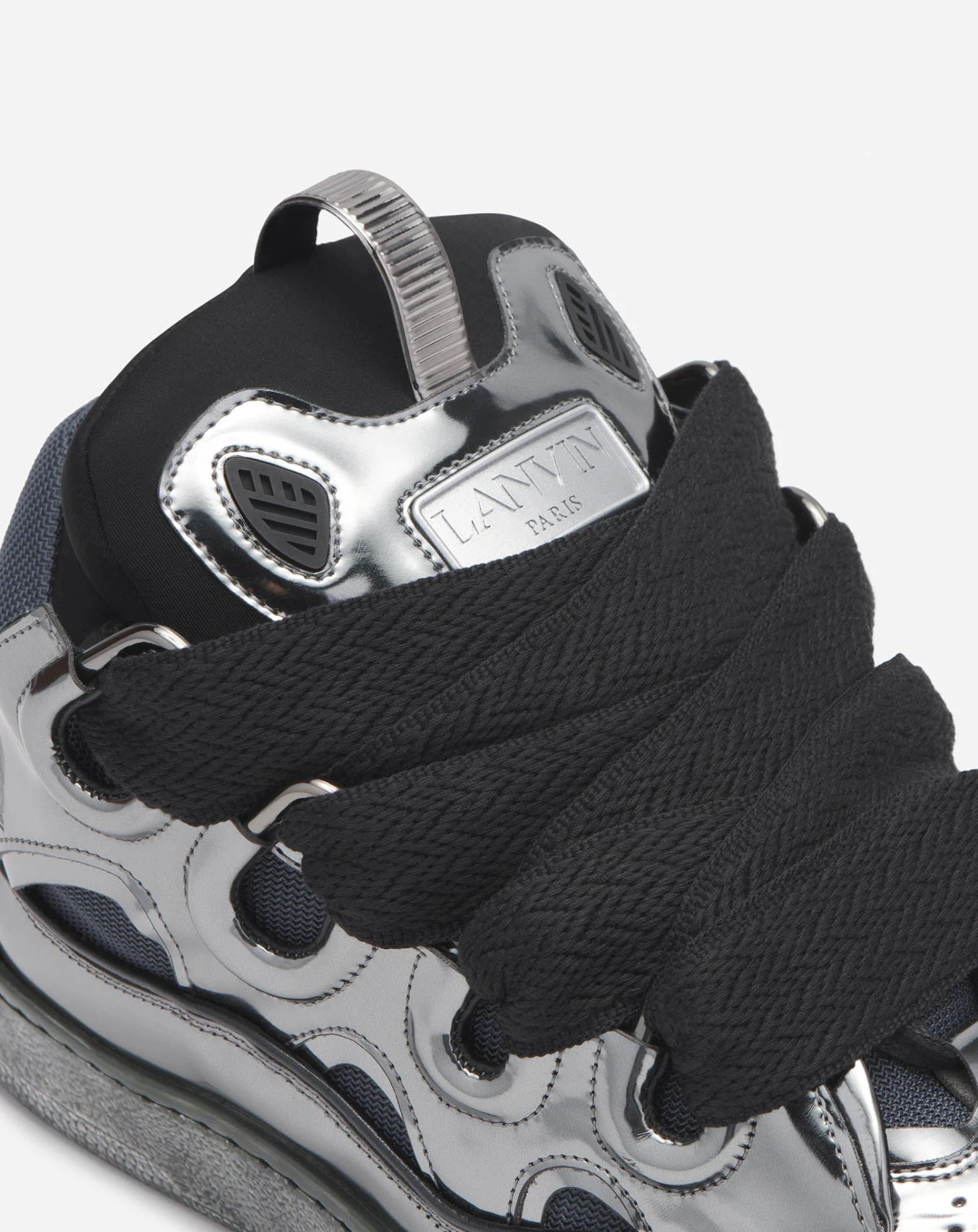 Lanvin METALLIC LEATHER CURB SNEAKERS 7 Lanvin METALLIC LEATHER CURB SNEAKERS - Image 5