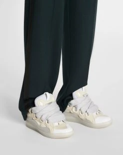 Lanvin Leather Curb Sneakers 12 Lanvin Leather Curb Sneakers -Lanvin Fashion fm skrk11 trag a2205f