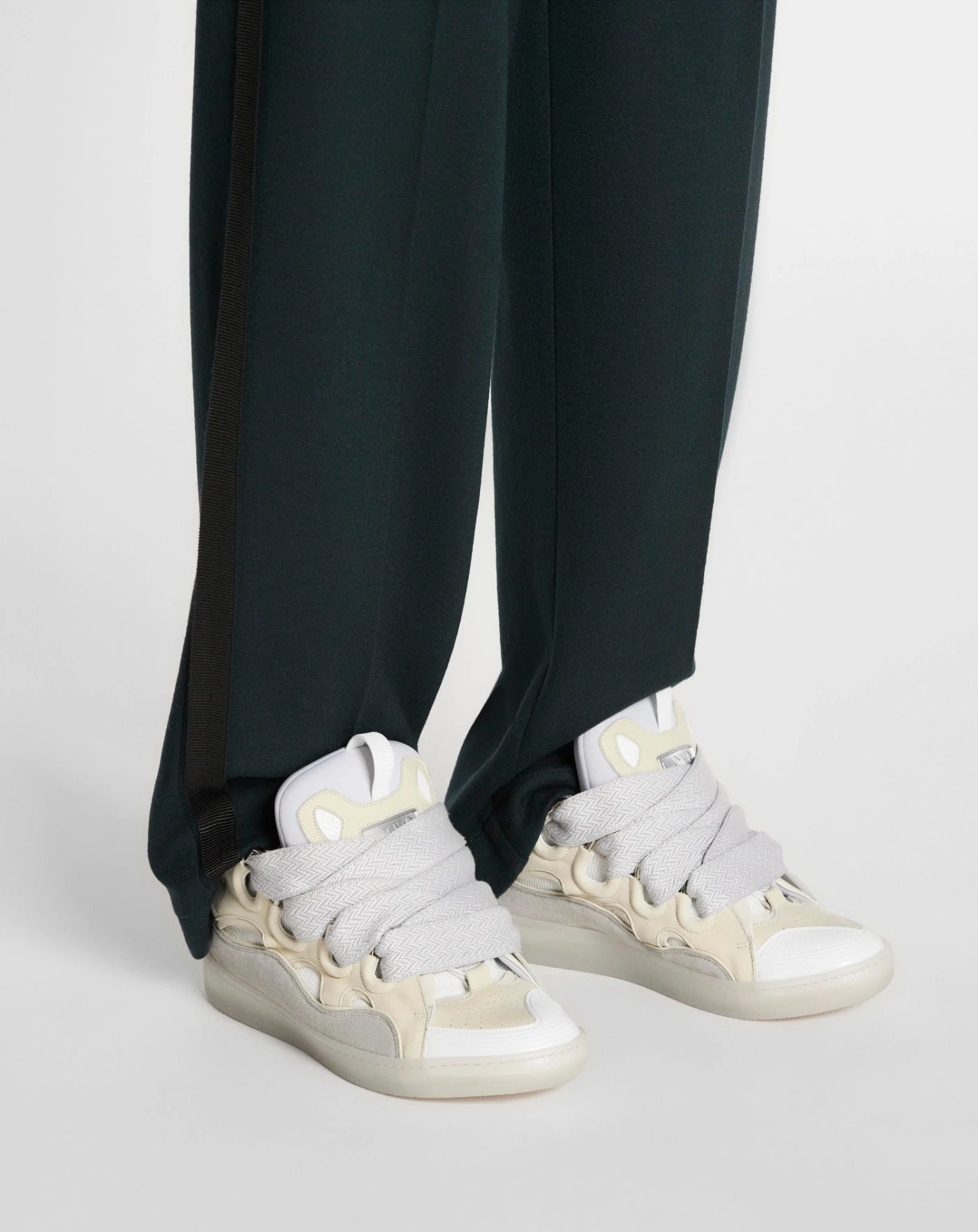 Lanvin Leather Curb Sneakers 7 Lanvin Leather Curb Sneakers - Image 5