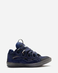 Lanvin Leather Curb Sneakers