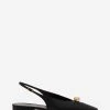 Lanvin SATIN SWING SLINGBACK MULE WITH MELODY JEWEL 1 Lanvin SATIN SWING SLINGBACK MULE WITH MELODY JEWEL -Lanvin Fashion fw bass06 raso p2310 a
