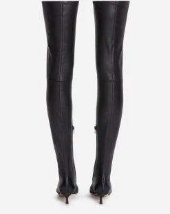 Lanvin LEATHER SWING BOOTS WITH MELODIE JEWEL -Lanvin Fashion fw bosf03 nasc p2310 d