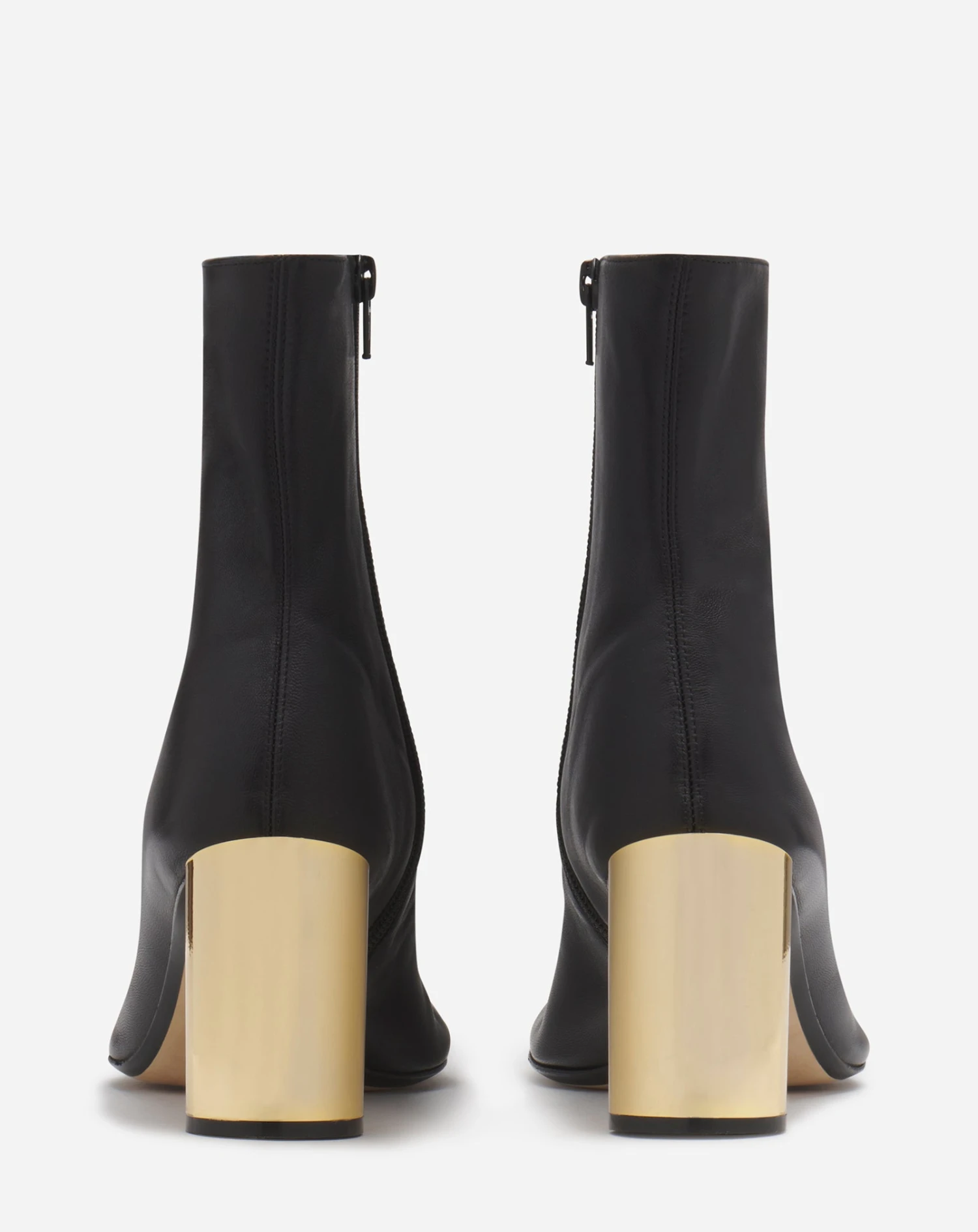 LEATHER SEQUENCE BY LANVIN CHUNKY HEELED BOOTS 6 LEATHER SEQUENCE BY LANVIN CHUNKY HEELED BOOTS - Image 4