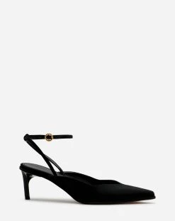 Lanvin Arpège Grosgrain Sling Back Mule