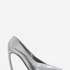 Lanvin METALLIC LEATHER SWING PUMPS