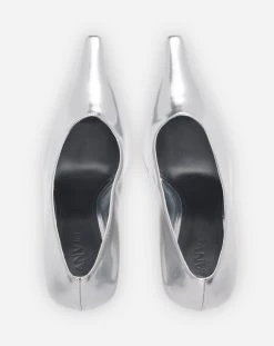 Lanvin METALLIC LEATHER SWING PUMPS -Lanvin Fashion fw pusp00 metl a23m2 e