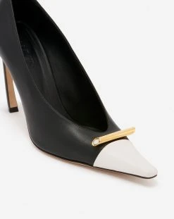 LEATHER SWING PUMPS WITH SEQUENCE BY LANVIN JEWEL -Lanvin Fashion fw pusp07 napa p23b104 e