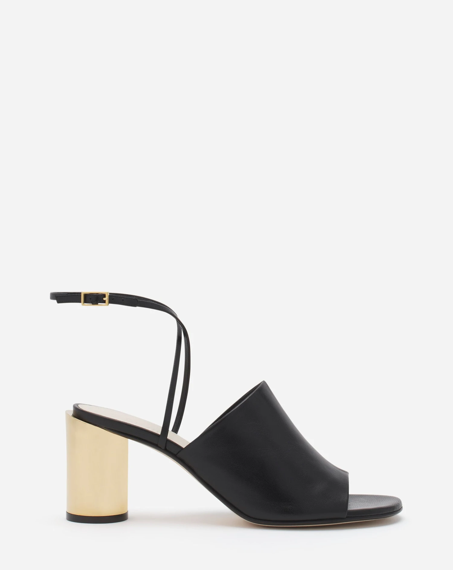 LEATHER SEQUENCE BY LANVIN CHUNKY HEELED SANDALS 3 LEATHER SEQUENCE BY LANVIN CHUNKY HEELED SANDALS