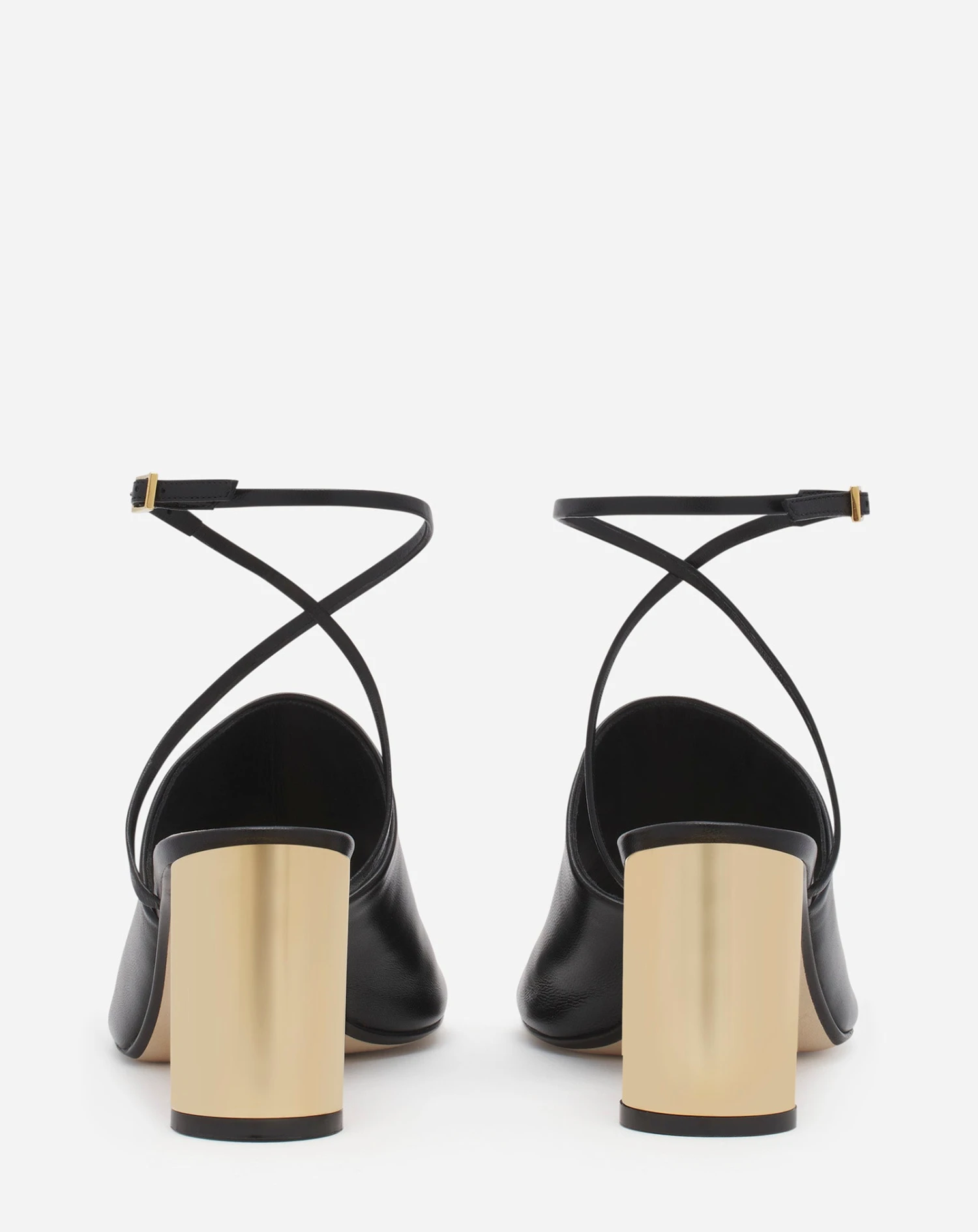 LEATHER SEQUENCE BY LANVIN CHUNKY HEELED SANDALS 5 LEATHER SEQUENCE BY LANVIN CHUNKY HEELED SANDALS - Image 3