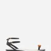 Lanvin FLAT LEATHER SWING SANDALS WITH MELODIE JEWEL -Lanvin Fashion fw sass0b rive e2310 a 2a98446b be3f 42ce be27 f74ea73974b1