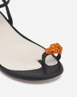 Lanvin FLAT LEATHER SWING SANDALS WITH MELODIE JEWEL 12 Lanvin FLAT LEATHER SWING SANDALS WITH MELODIE JEWEL -Lanvin Fashion fw sass0b rive e2310 e 4cc6596a 2013 4b24 9313 ada55c6cec14