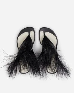 Lanvin FEATHER SWING SANDALS IN LEATHER -Lanvin Fashion fw sass0h plum e2310 c 6fa84eb0 10ff 439e 8af2 ec02fd93e110