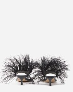 Lanvin FEATHER SWING SANDALS IN LEATHER -Lanvin Fashion fw sass0h plum e2310 d 51787192 5e71 42df 8e21 62e54fafb2f6