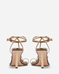 SEQUENCE BY LANVIN SANDALS IN METALLIC LEATHER -Lanvin Fashion fw sass0q metl a23m1 d 04e1bac6 eb46 43fb 851f 98f7387e0959