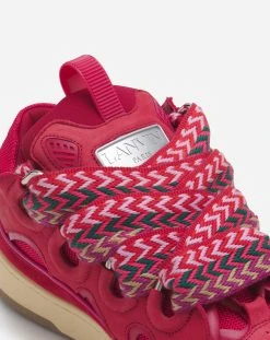 Lanvin LEATHER CURB SNEAKERS -Lanvin Fashion fw skdk02 drag a23594 f