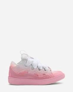Lanvin LEATHER CURB SNEAKERS