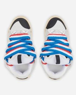 Lanvin WORLD CUP LEATHER CURB SNEAKERS -Lanvin Fashion fw skdk02 wocu p2300 c