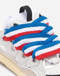 Lanvin WORLD CUP LEATHER CURB SNEAKERS -Lanvin Fashion fw skdk02 wocu p2300 e