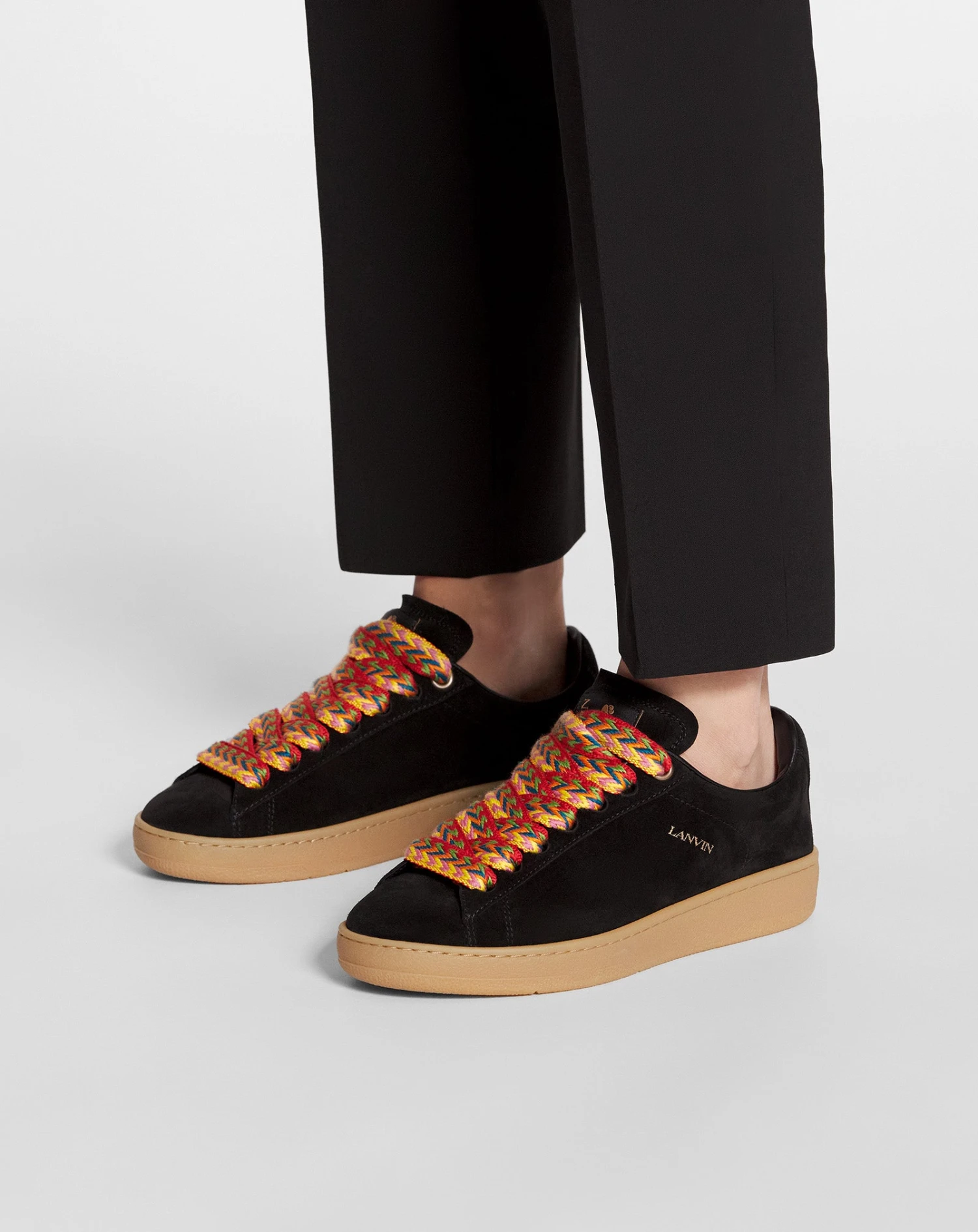 Lanvin SUEDE CURB LITE SNEAKERS 5 Lanvin SUEDE CURB LITE SNEAKERS - Image 3