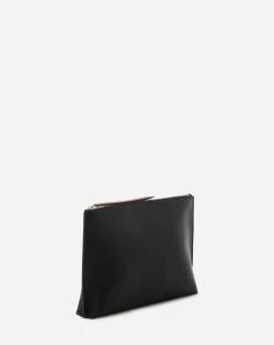 Lanvin ZIPPERED LEATHER HOBO TIE CLUTCH 10 Lanvin ZIPPERED LEATHER HOBO TIE CLUTCH -Lanvin Fashion lm slsp02 pien p23b164 b