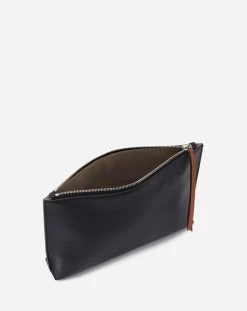 Lanvin ZIPPERED LEATHER HOBO TIE CLUTCH 11 Lanvin ZIPPERED LEATHER HOBO TIE CLUTCH -Lanvin Fashion lm slsp02 pien p23b164 d
