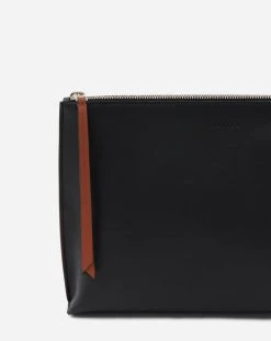Lanvin ZIPPERED LEATHER HOBO TIE CLUTCH 13 Lanvin ZIPPERED LEATHER HOBO TIE CLUTCH -Lanvin Fashion lm slsp02 pien p23b164 e