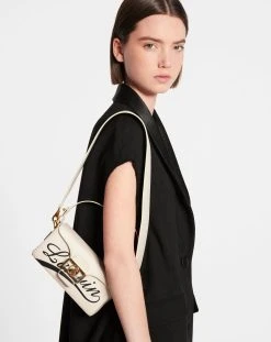 Shiny Leather LANVIN NANO Pencil Bag -Lanvin Fashion lw bgbr06 pala a22001f