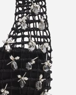 MACRAME BY LANVIN EMBROIDERED SATIN BAG -Lanvin Fashion lw bgch01 m1b2 e2310 f