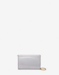 Lanvin CONCERTO WALLET ON CHAIN BAG IN METALLIC LEATHER -Lanvin Fashion lw bgses0 refl p23m2 c