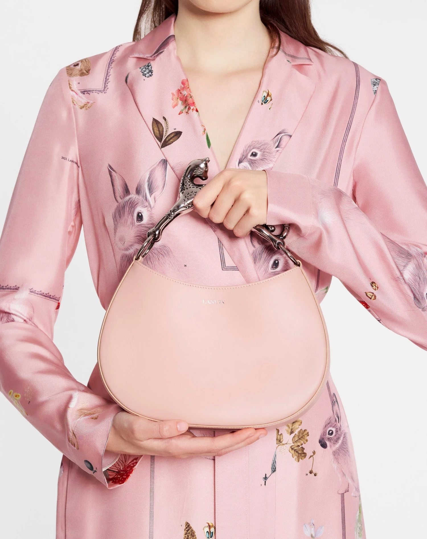 Lanvin LEATHER PM HOBO CAT BAG 4 Lanvin LEATHER PM HOBO CAT BAG - Image 2