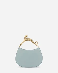 Lanvin SMALL LEATHER HOBO CAT BAG
