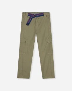 Lanvin MULTI-POCKET COTTON TROUSERS