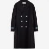 Lanvin DOUBLE-BREASTED COAT WITH CONTRASTING PANELS AND KIMONO SLEEVES -Lanvin Fashion rm co0004 5516 h2210 a a0bade7c 002c 42d2 8c97 6c95d0d0eccb