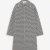 Lanvin MERINO WOOL CURB HERRINGBONE COAT