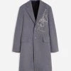 Lanvin CLASSIC SINGLE-BREASTED COAT WITH EMBROIDERIES -Lanvin Fashion rm co9002 5574 p23124a