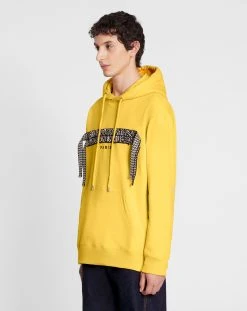 OVERSIZED EMBROIDERED LANVIN CURB LACE HOODIE -Lanvin Fashion rm ho0009 j199 a23801 c 17c8ddc1 318b 4fd3 bf0c 7c431f628ff7