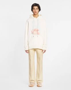 Lanvin OVERSIZED SCRATCH & SNIFF HOODIE -Lanvin Fashion rm ho0009 j211 e23012 b