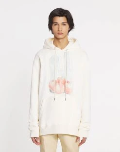 Lanvin OVERSIZED SCRATCH & SNIFF HOODIE -Lanvin Fashion rm ho0009 j211 e23012 c