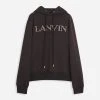 EMBROIDERED LANVIN CURB HOODIE -Lanvin Fashion rm ho0010 j209 e23101 a 6257f898 8986 4baa b07b 2d35fa686ccd
