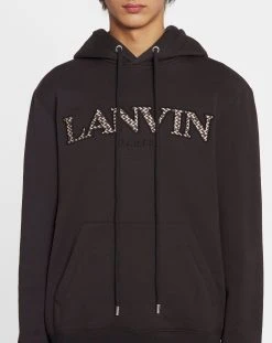 EMBROIDERED LANVIN CURB HOODIE -Lanvin Fashion rm ho0010 j209 e23101 e f6b1258e d5f9 4aa0 b1de cbf1580cae30
