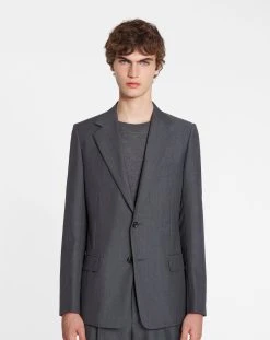 Lanvin SINGLE-BREASTED FLAP POCKETS JACKET -Lanvin Fashion rm ja0005 4794 p23124c 570a611b 33f5 46d1 b7a5 f577abc8aae8