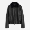 Lanvin JACKET IN CALFSKIN WITH SHEARLING COLLAR -Lanvin Fashion rm ja0012 l037 p2310a 2d1c1936 cce7 4b41 bbc5 53f23438d5f4