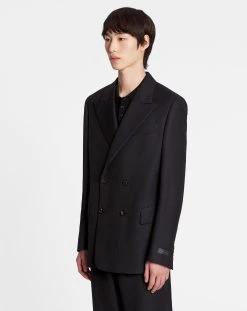 Lanvin BOXY DOUBLE-BREASTED JACKET -Lanvin Fashion rm ja0018 5721 a2329 c