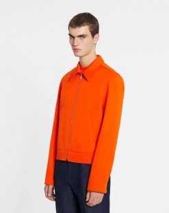 Lanvin ZIP-UP JACKET WITH WELT POCKETS -Lanvin Fashion rm ja0033 4885 e2395 c 5bd8e6c1 374d 4f08 8a84 434dc068624b